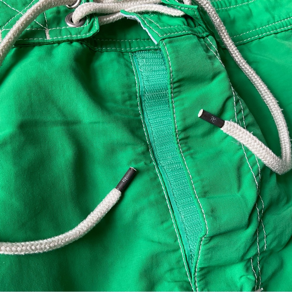 POLO RALPH LAUREN Swim Trunks Preppy Logo Classic Green Bathing Suit Mens Sz LT - Picture 6 of 14